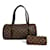 Borsa a mano in pelle Damier Papillon Louis Vuitton Marrone Plastica  ref.1506620