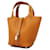 Hermès Bolsa Hermes Picotin Lock PM Dourado Couro  ref.1506666