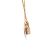 Collana Pandantif Lockit Louis Vuitton D'oro - vista 3