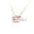 Collana Pandantif Lockit Louis Vuitton D'oro - vista 4