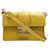 Pochette Fendi Micro Flat Baguette avec porte-cartes Cuir Jaune  ref.1506809