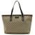 Borsa tote Gucci GG Supreme Plus Beige Marrone scuro Tela  ref.1506854