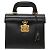 Bolsa de vaidade em couro Ladylock da Gucci Preto
