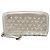 Jimmy Choo Metallic Silber Bi-Fold Geldbörse