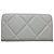 Portafoglio lungo matelassé CC Mark con zip rotonda Chanel 19 Bianco - vista 3