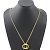 Collana a forma di razzo placcata in oro Gucci D'oro - vista 2