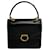 Céline Bolsa tote de couro de bezerro com dupla aba Celine Hardware Preto Dourado  ref.1507384