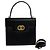 Céline Borsa a mano 2 in 1 in pelle di vitello blu navy Celine