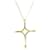 Tiffany & Co Tiffany Infinity Cross Necklace in 18K Yellow Gold Golden  ref.1507426