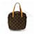 Louis Vuitton Monogram Spontini Handtasche Braun Lackleder  ref.1507533