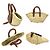 Chloé Marcie Handbraid Raffia and Leather Basket Bag - view 2