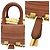 Chloé Marcie Handbraid Raffia and Leather Basket Bag - view 3