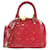 Alma Bolso de mano de cuero patentado magenta Louis Vuitton Charol  ref.1507891