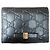 Cartera compacta de cuero negra Gucci Negro