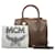 Borsa a spalla in pelle marrone MCM Visetos  ref.1508088