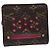 Fuchsia Monogram perforierte Bi-Fold-Geldbörse von Louis Vuitton Fuschia - Ansicht 2
