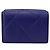 Cartera trifold de piel de cordero acolchada Chanel 19 Púrpura - vista 3
