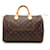 Louis Vuitton Speedy 35 Handbag Brown Monogram Patent leather  ref.1508385