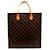 Louis Vuitton Sac Pla Tote Bag Brown Patent leather  ref.1508477