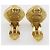 Chanel vergoldete Clip-Ohrringe Golden - Ansicht 4