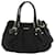 Borsa a mano Prada nera in nylon e pelle Nero