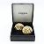 Vintage Gold Plated Clip Ohrringe Chanel Coco Mark Golden - Ansicht 7