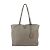 Prada 1BG203 Vitello Phoenix Leder Tote Bag Grau Braun