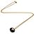 Collana in oro giallo, diamante e onice Louis Vuitton Nero Bianco - vista 3
