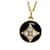 Collana in oro giallo, diamante e onice Louis Vuitton Nero Bianco - vista 4