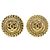 Vintage Gold Clip Ohrringe von Chanel Coco Golden