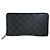 Zippy Louis Vuitton Damier Graphite Long Wallet Black
