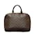 Borsa a mano Damier Alma Louis Vuitton Marrone Pelle Plastica  ref.1509588