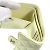 Chanel Lemon Yellow Caviar Leder Dreifach-Brieftasche Golden - Ansicht 9