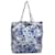 Borsa Eco Tote Prada in blu e bianco Nylon  ref.1510078