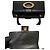 Céline Borsa a spalla 2 in 1 in pelle di vitello nera Celine Nero - vista 9