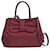 Bolsa Prada Ribbon 1BG068 Bordeaux Couro Nylon  ref.1510483