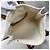 Borsa tote in tela e pelle marrone e bianca Jimmy Choo Bianco - vista 6