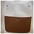 Borsa tote in tela e pelle marrone e bianca Jimmy Choo Bianco - vista 7