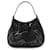 Gucci Quinn Hobo Ribbon Schultertasche Schwarz Lackleder  ref.1510586