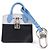 Portachiavi Charm City Steamer Louis Vuitton Nero Blu