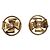 Orecchini a clip dorati Chanel D'oro