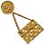 Spilla vintage placcata in oro Chanel D'oro