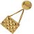 Spilla vintage placcata in oro Chanel D'oro - vista 2