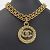 Collana da donna Chanel Coco Mark vintage placcata in oro x vetro - vista 2
