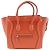 Céline Bolso de mano Celine Luggage Micro Shopper Roja