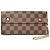 Louis Vuitton Damier Canvas Chain Wallet Damier ebene