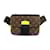 Bolsa de cintura Slingback S Lock da Louis Vuitton Marrom Preto Amarelo Monograma Couro envernizado  ref.1511188