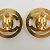 Orecchini rotondi Coco Turnlock di Chanel D'oro - vista 3