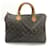 Sac à main Louis Vuitton Speedy 30 Cuir vernis Marron Bleu Monogramme  ref.1511290