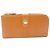 Cartera bifold de cuero marrón Il Bisonte Castaño